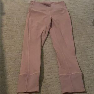 Lululemon pink hand died wonder under 25” leggings